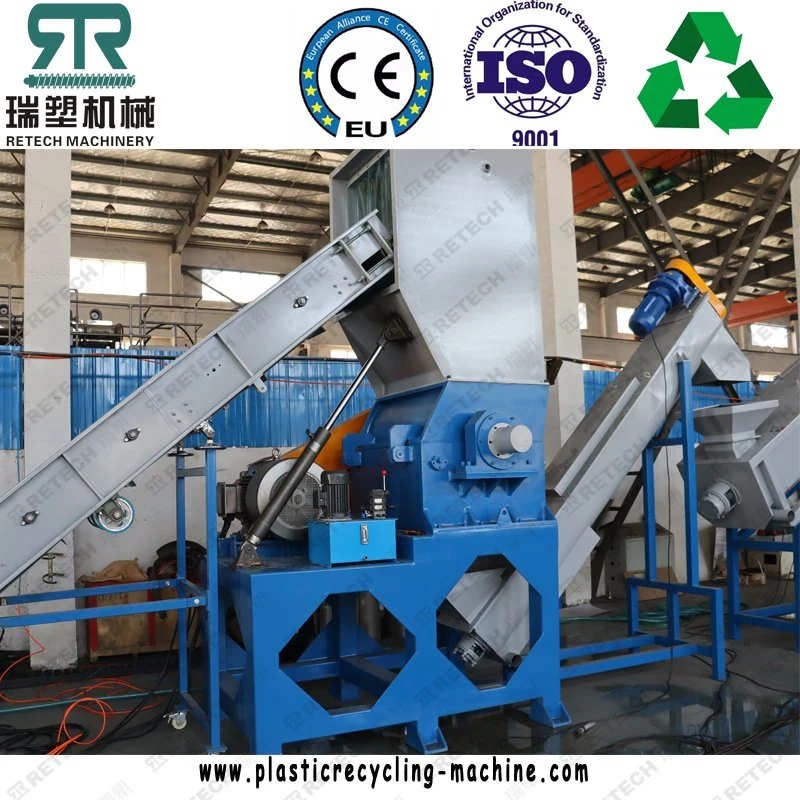 HDPE Blue Drums/PP Pipe/Milk Bottle/Plastic Bottles Crushing Washing Drying System Facility Machine Line with Water Treatment