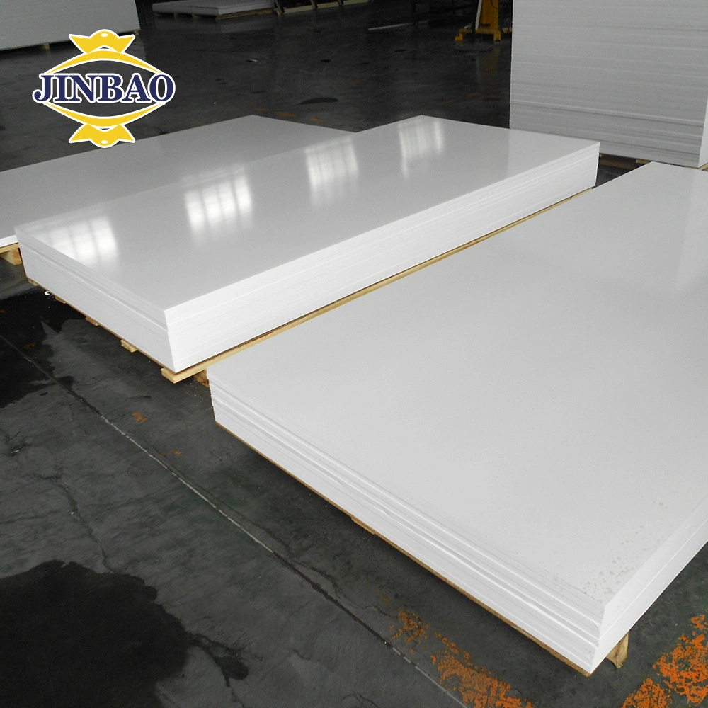 Jinbao for Doors 6/8/10/15mm Thermoforming Waterproof Fire-Restardant PVC for Kitchen/Bathroom White Super Clear Rigid Opaque White PVC Foam Board