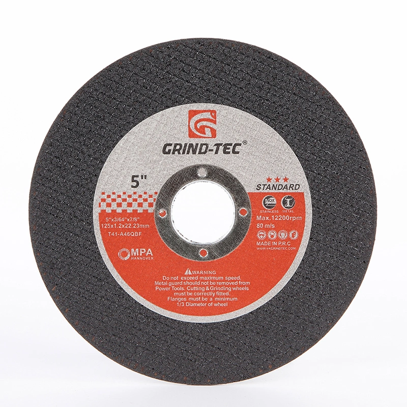 Durable China Grindtec Abrasives 5 Inch 125X1.2X22.23mm Cutting Disc