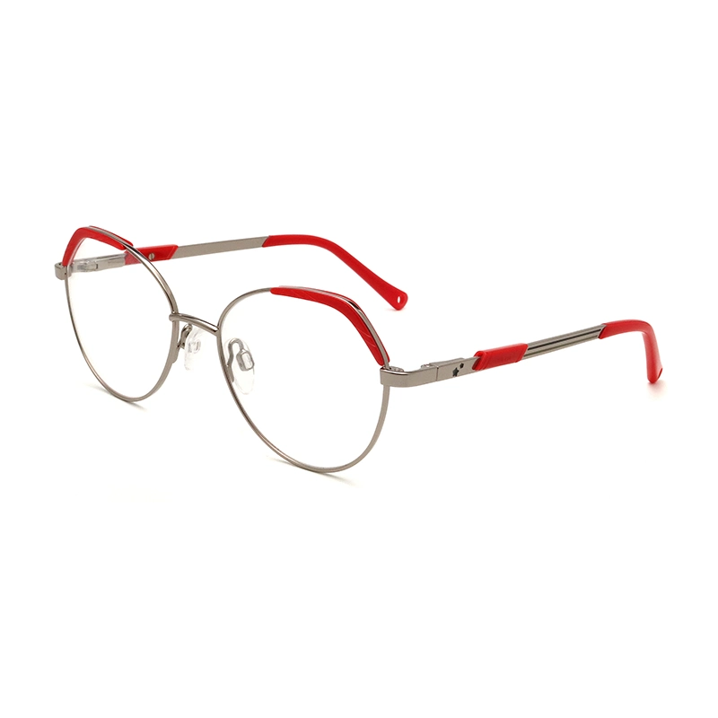 New Arrival Round Men Metal Stainless Steel Optical Frame Eyeglasses Spectacles for Teenager