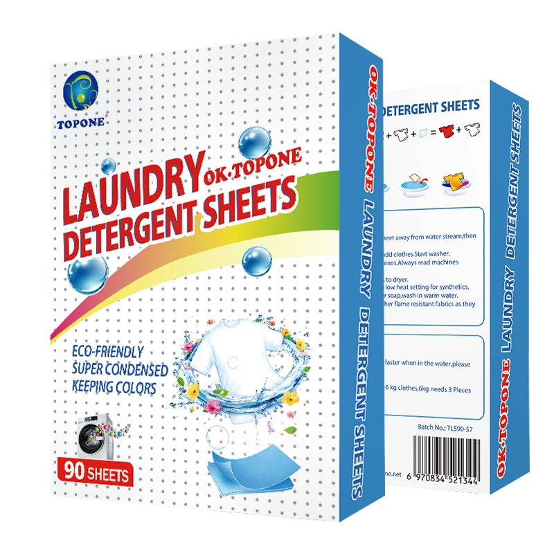 Laundry Detergent Sheet Household Cleaning Product for Apparel 90PCS