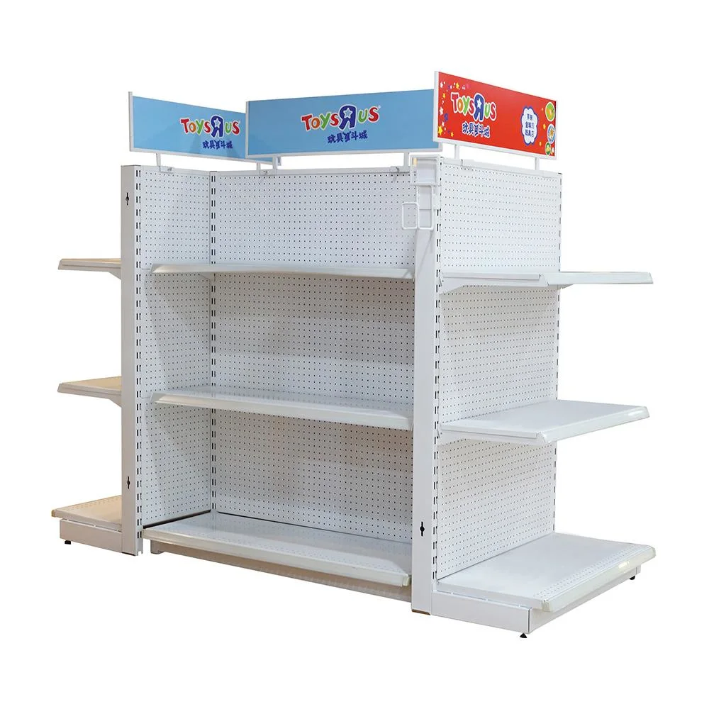 Wholesale Double Sides Particle Board Gondola Shelving