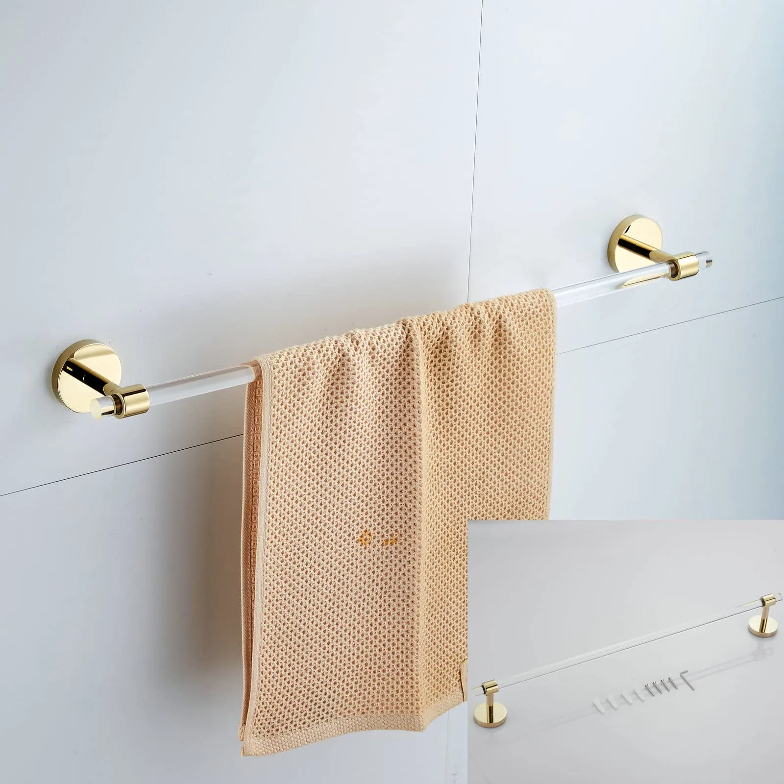 Wholesale/Supplier Acrylic Towel Holder Bathroom Accessories Set New Design Bathroom Accessories