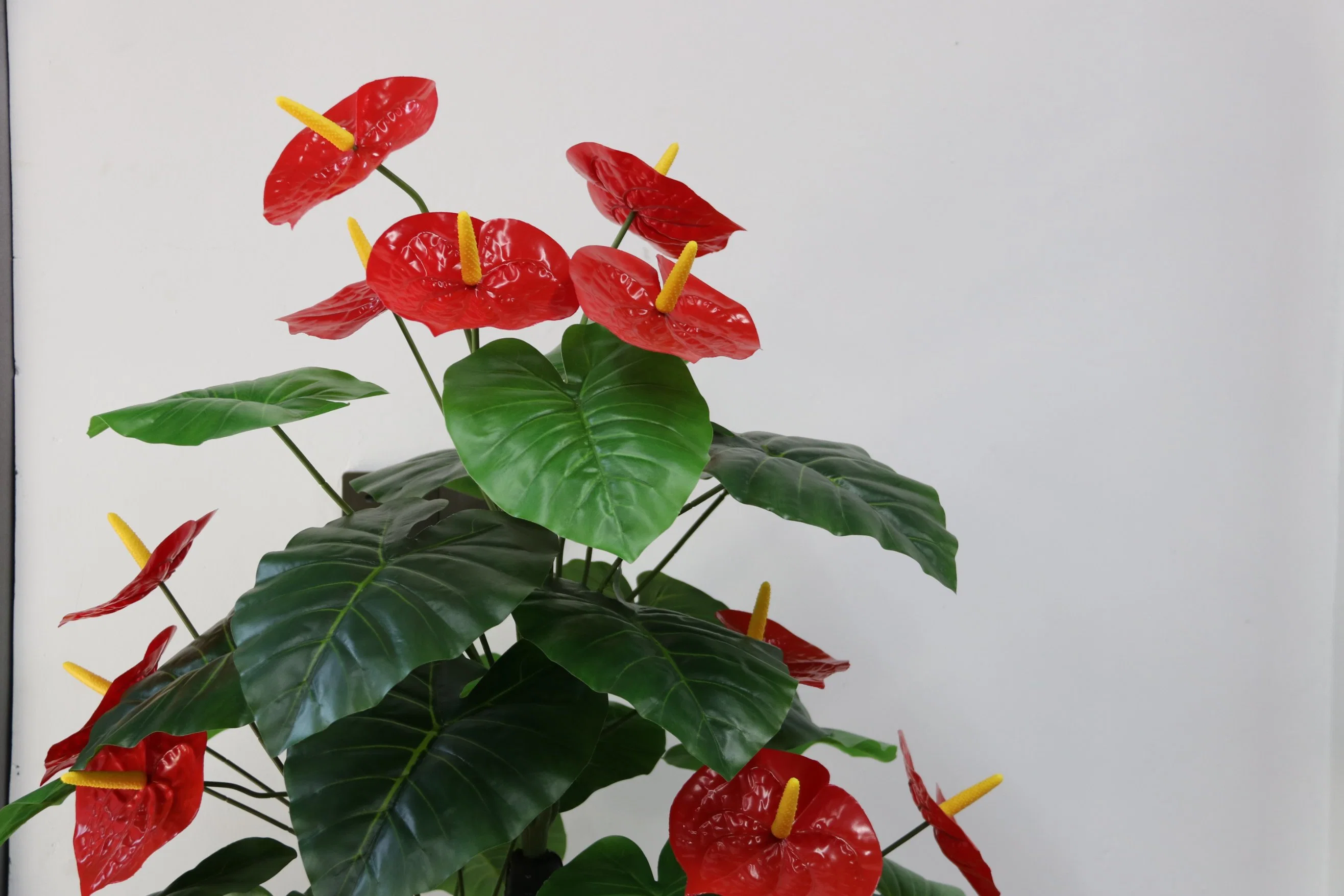 Nearly Nature Golden Jade Pole Dripping Anthurium Can Be Customized, Artificial and Decorative Plant Flower Tree