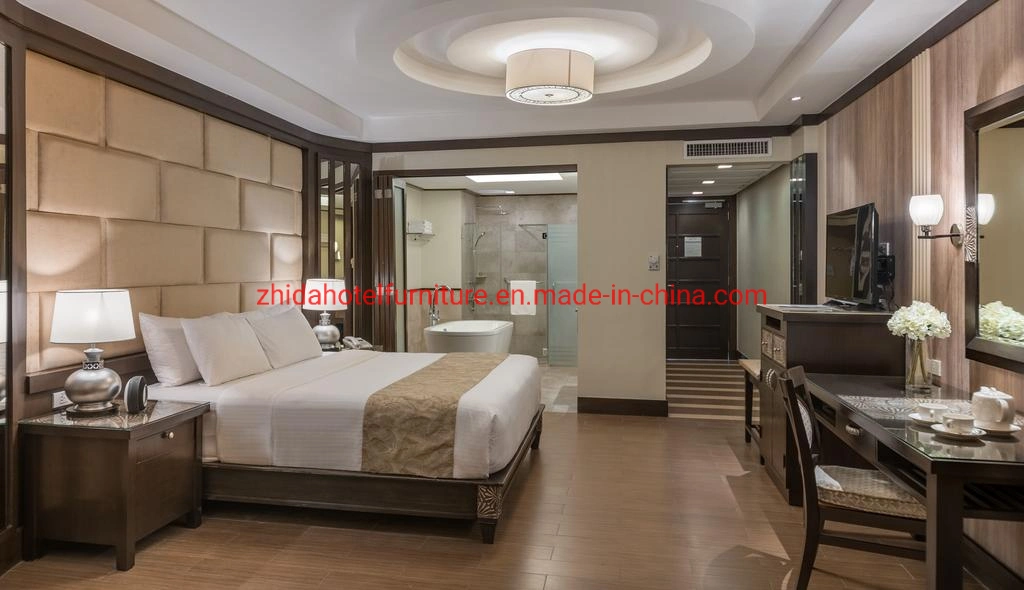 Foshan Factory Moderne Hospitality Zimmer Möbel für 5 Sterne Standard Hotelzimmer