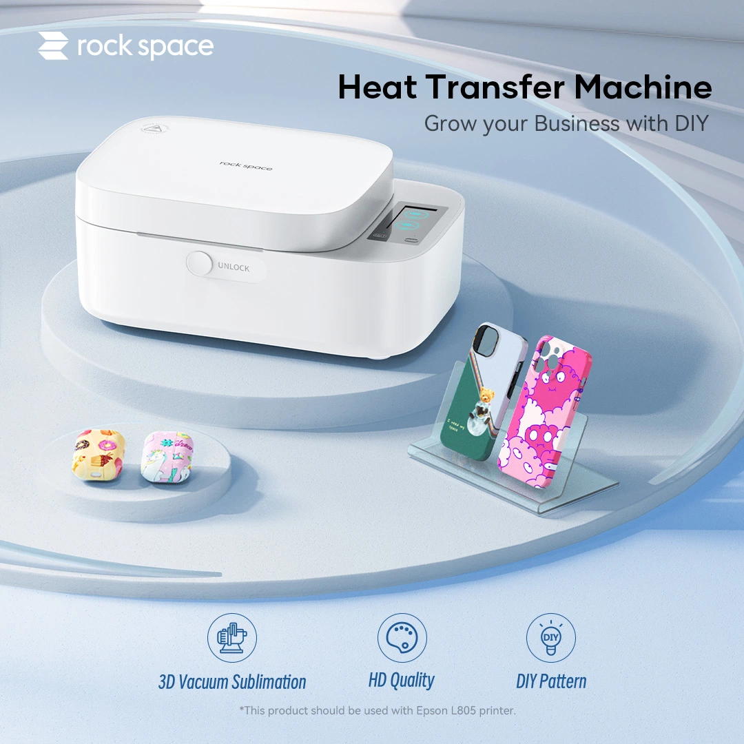 Customize 3D Heat Transfer Phone Case Machine Desktop Sublimation Phone Case Printer