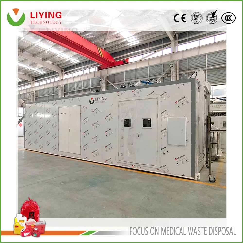 Hospital/ Clinical / Healthcare Medical Infectious Waste Microwave Treatment Process Equipment for Disinfection