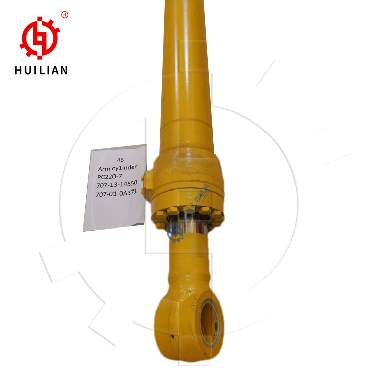 PC220-7 PC230-7 Excavator Arm Cylinder Ass'y 707-13-14550 707-01-0A317 China Hydraulic Cylinder