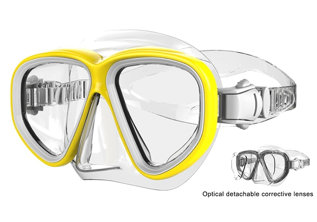 Two Lens Diving Mask Liquid Mask Scuba Diving Glasses