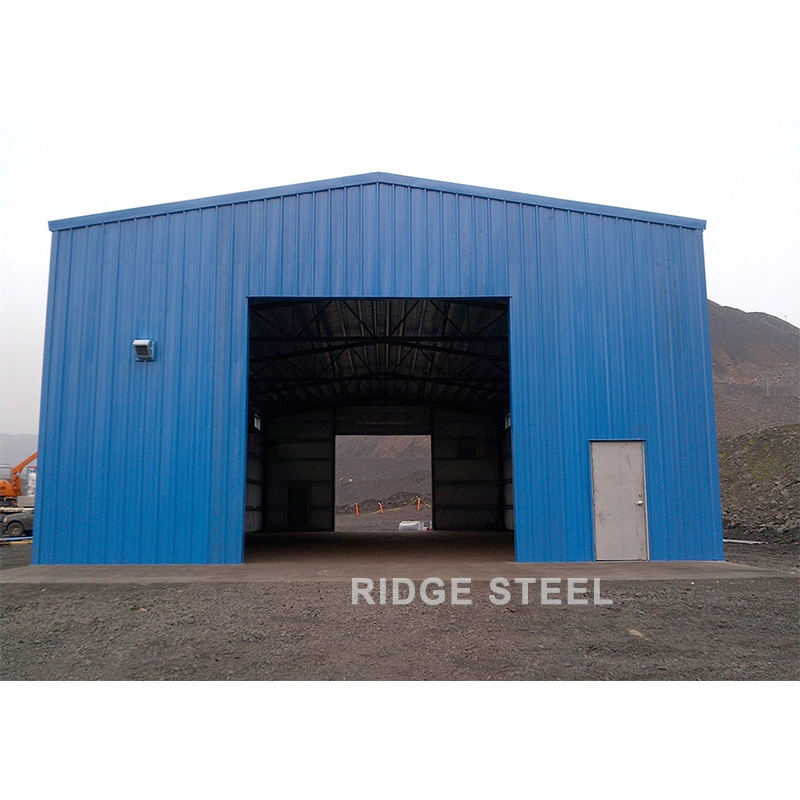 Steel Structure Building Prefabricated Light Warehouse Car Workshop Equipment