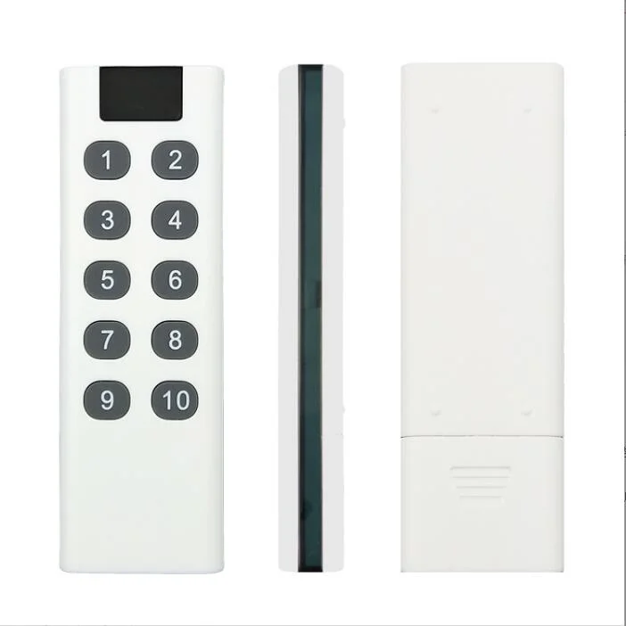 2.4G RF Remote Control Top Quality White Silicone Wireless 6 Keys 8 Keys 10 Keys Remote Control Support Customize