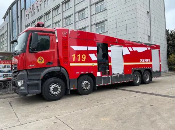 Fabricante China Sinotruk Pesados HOWO 25 Ton camión de bomberos 25t