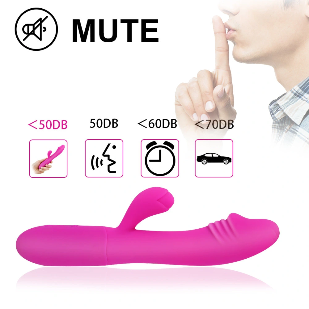 G Spot Dildo Rabbit Vibrator Double Stimulation Vibrators for Women Female Masturbator USB Sex Toys Vagina Orgasm Toys for Adult