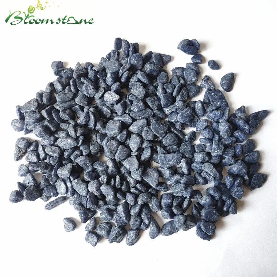 Coated Pebble Stone Colored Blue Sky Aquarium Gravel