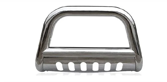 4X4 Accessories OEM Style U-Shaped Front Bar with Baffle 201 Stainless Steel Front Bumper for Toyota Hilux Navara Ranger Amarok