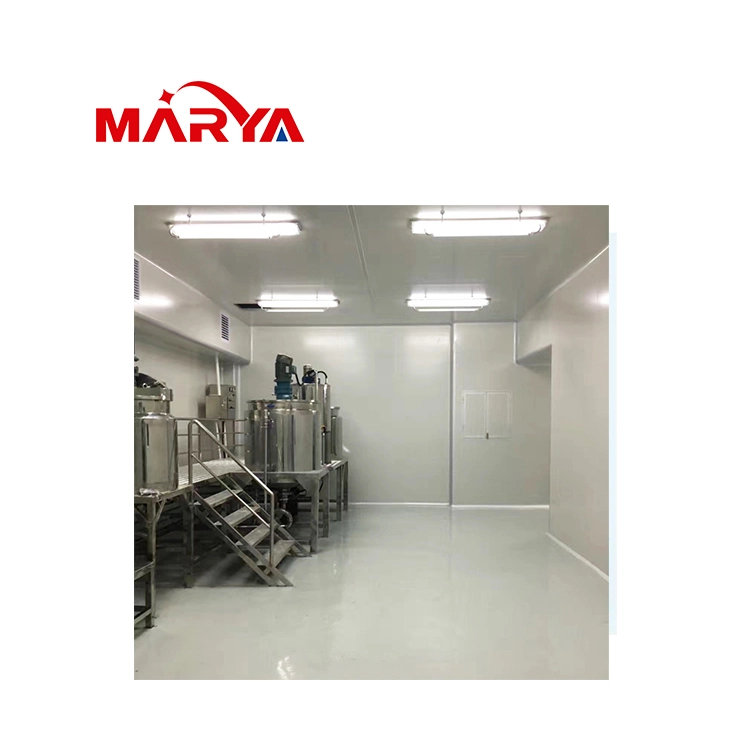 Marya ISO5/6/7 Industria alimenticia sin polvo Industria de procesamiento Sala limpia con HVAC Fabricantes de sistemas China