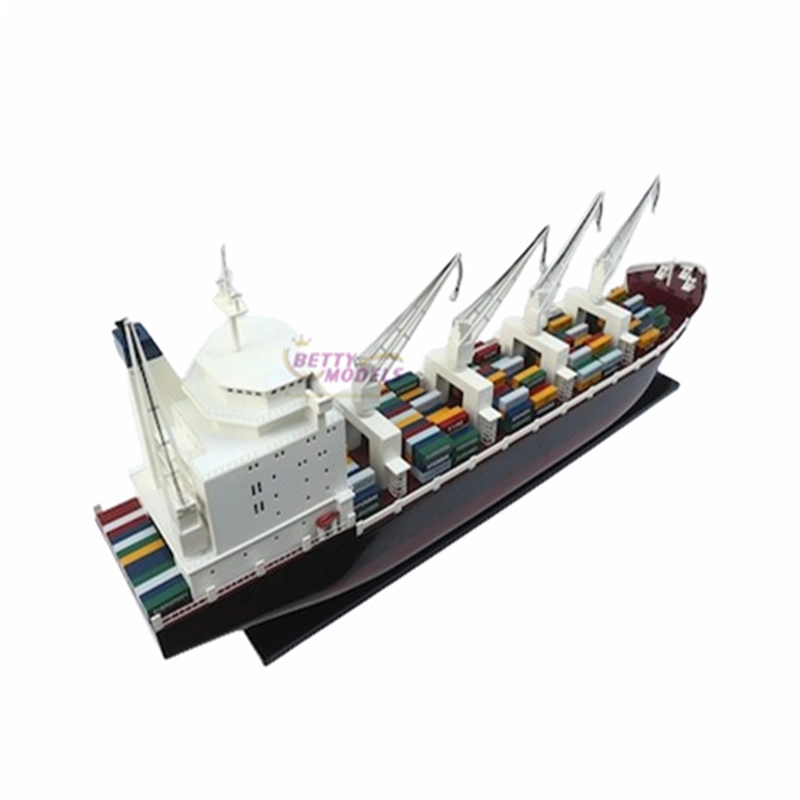 Professional 3D Container Ship Scale Model Making General Cargo Vessel Model Boat