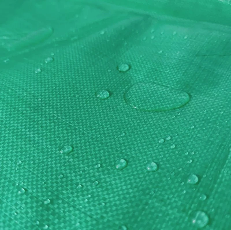 Green PP Woven Fabric Popular for Construction Site Perimeter Fence Screen