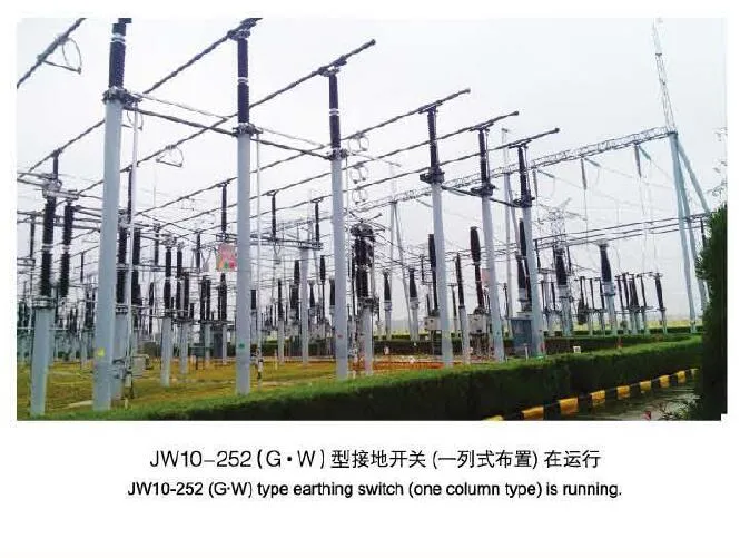 Jw10 Series Outdoor Hv AC Earthing Switch