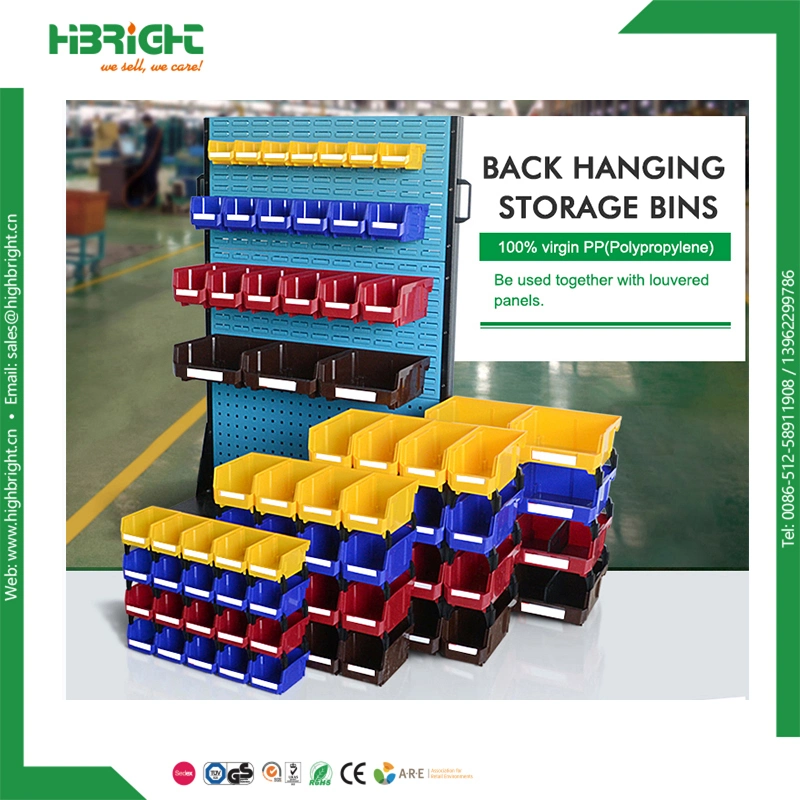 Warehouse Stackable Industrial Plastic Storage Bin