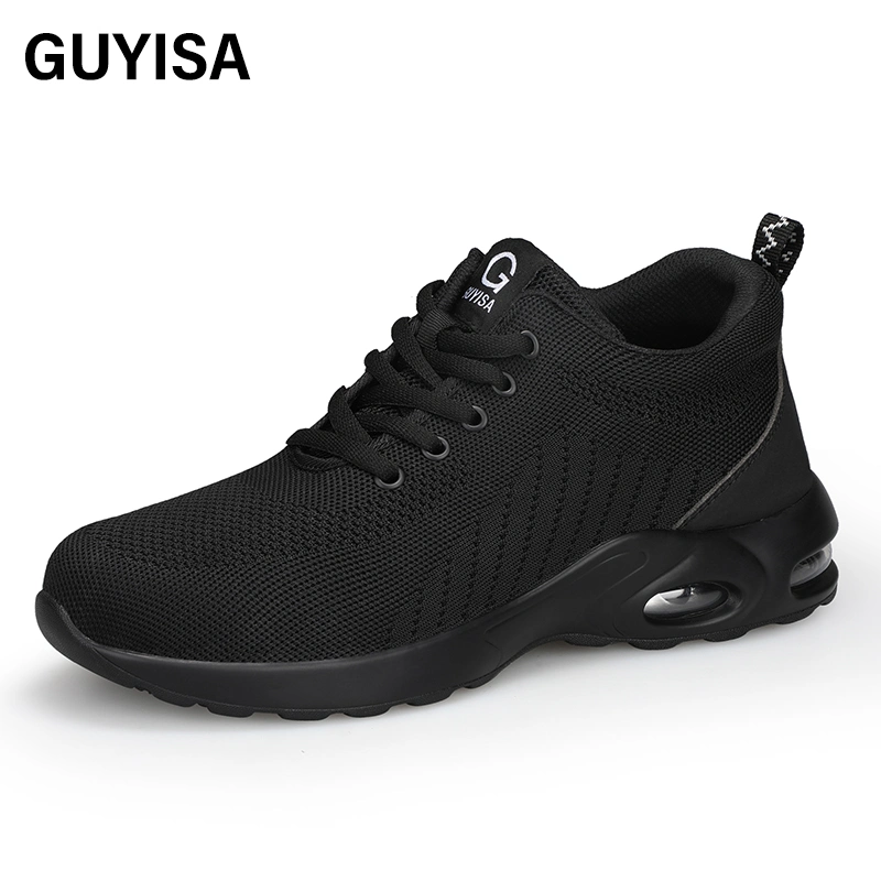 Guyisa Industrial Fashionable and Breathable Safety Shoes with Shock Steel Toe