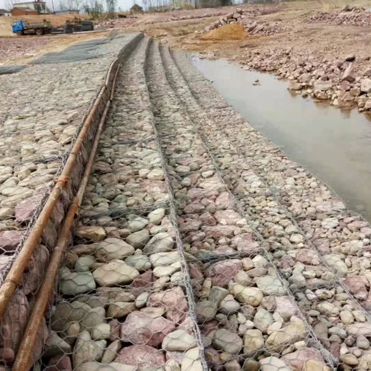 River Bank Protection, Flood Control, River Landscape Gabion Mesh