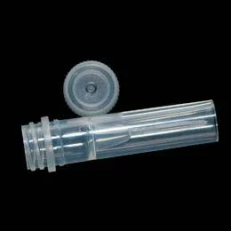 Cryogenic Tubes, Cryovials, Screw Microtube, PP, 2.0ml, Sterile, Without Marking Area, with Cap, 50PCS/Bag, 10 Bags/Box, 	2 Boxes/Case. CE, ISO, SGS Certified.