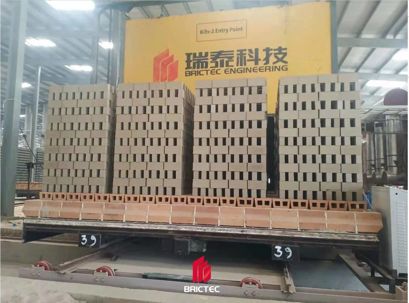 Daily 1000000 PCS Red Clay Bricks Machine Tunnel Kiln for Bricks Factory