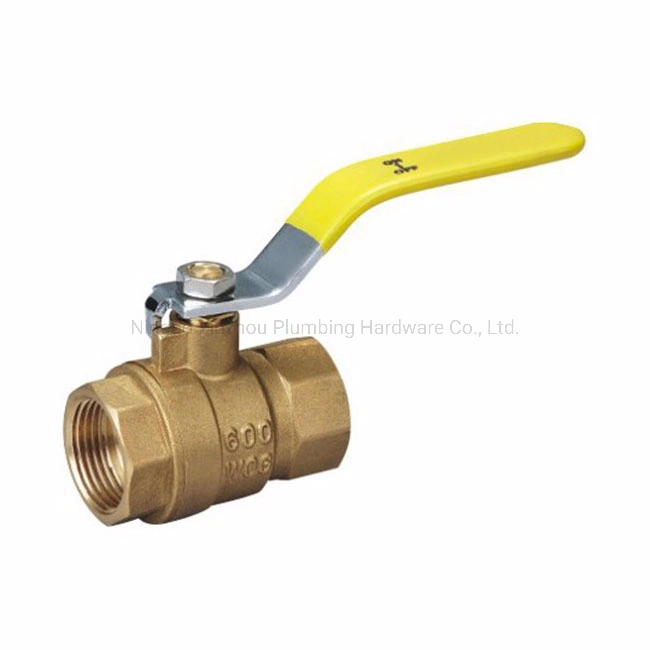 Low Lead Brass Forged Full Port Ball Valve - Natural Color, 1/2''-2'' Size