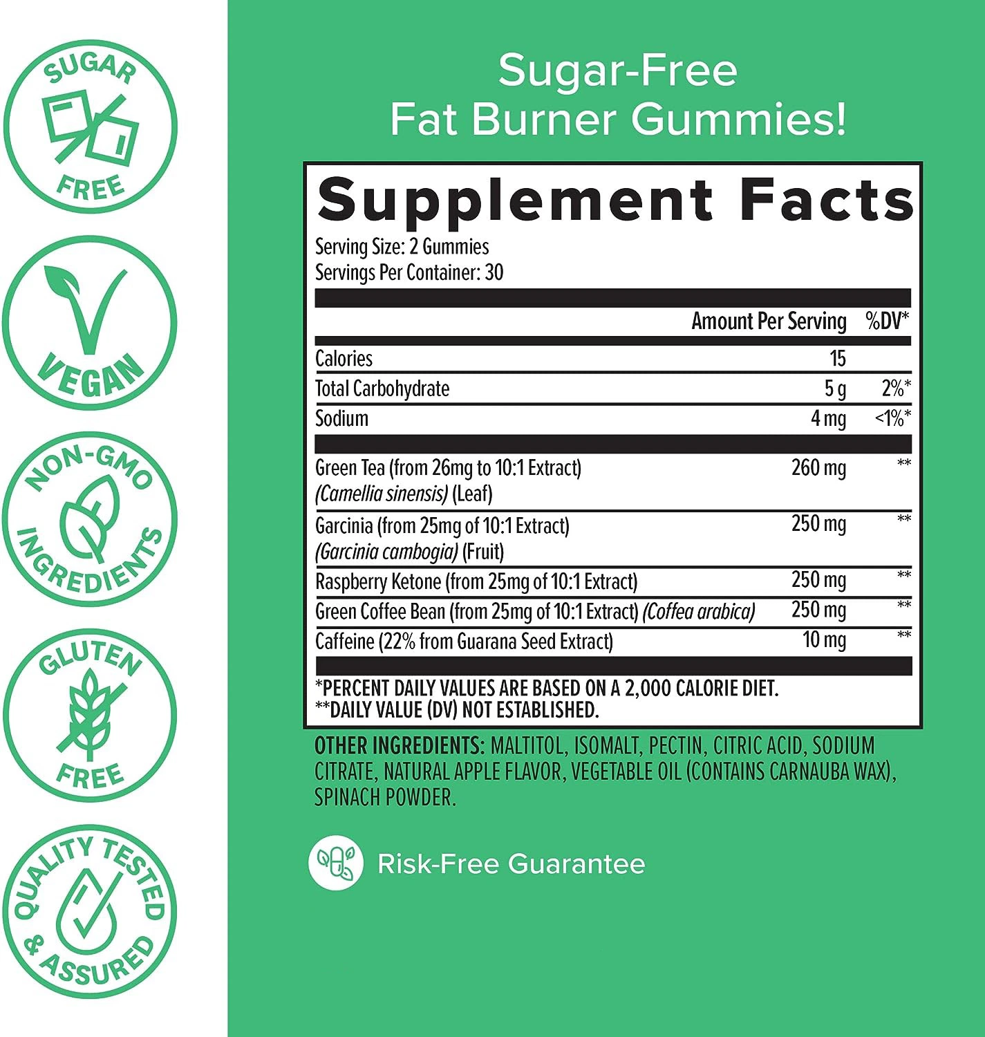 Weight Loss Turmeric Green Tea Matcha Cranberry Sea Moss Gummies