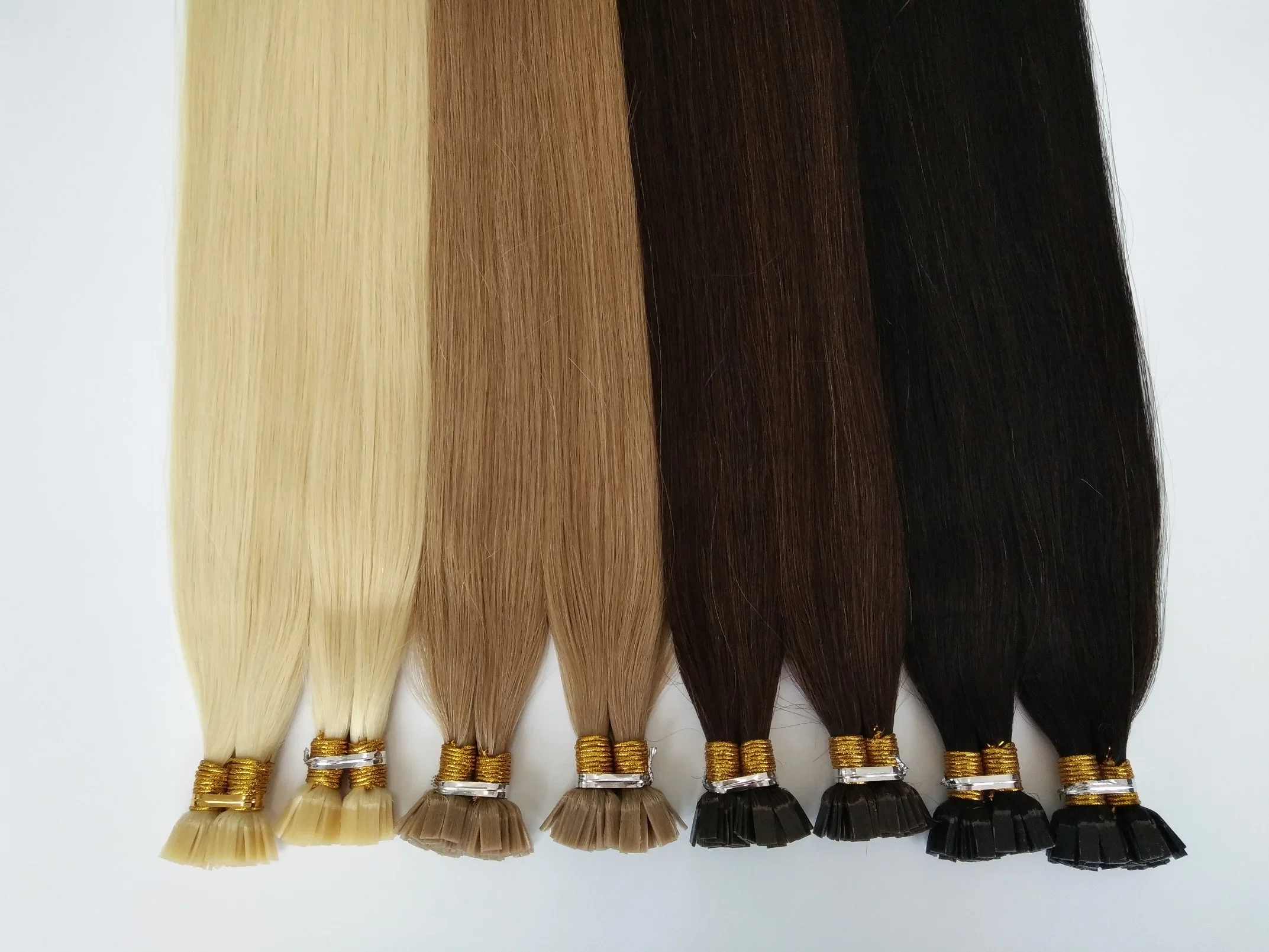 #1 Keratin Pre-Bonded Flat Tip Hair Extension Fusion Hair Weaving