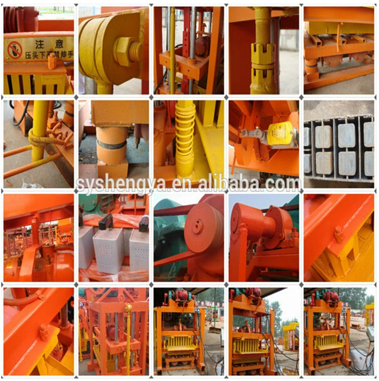 Qtj4-40 Concrete Cement Brick Mould Making Machine Prices