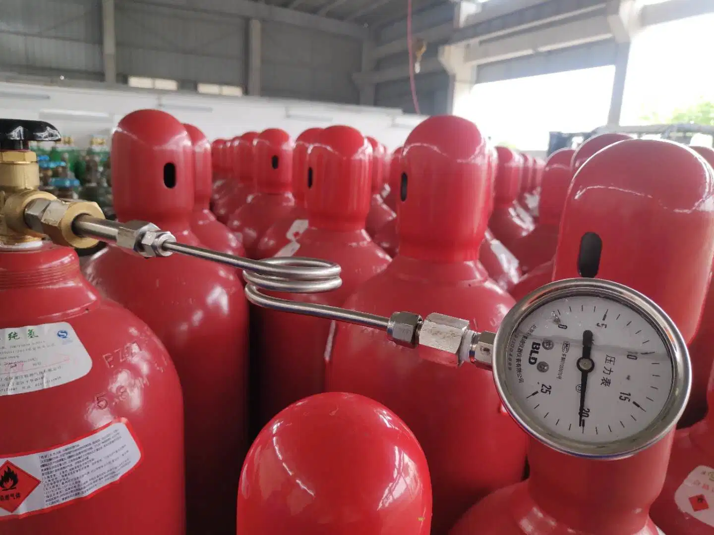 China suministro de gas industrial de alta calidad 99,999% pureza hidrógeno H2 Gas