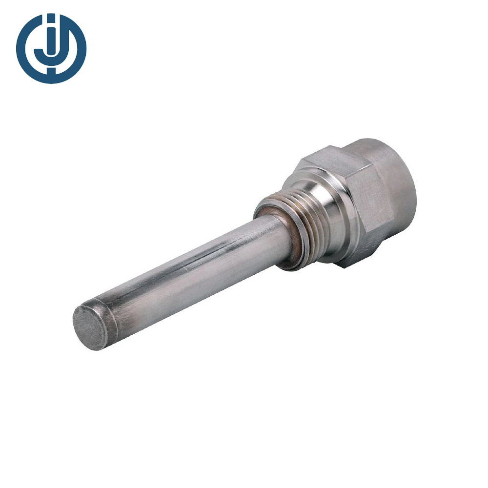 Stainless Steel Sanitary Customized Solid Drilled Tapered Thermowell with SUS Metal Casing Tube House