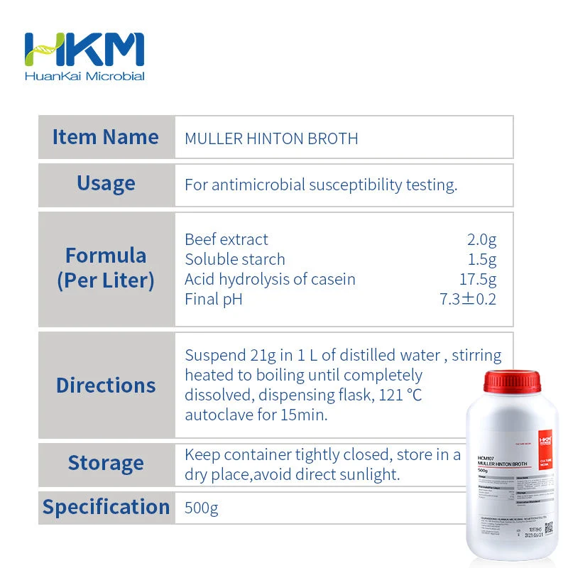 Diagnostics Reagent, Muller Hinton Broth for Susceptibility Test