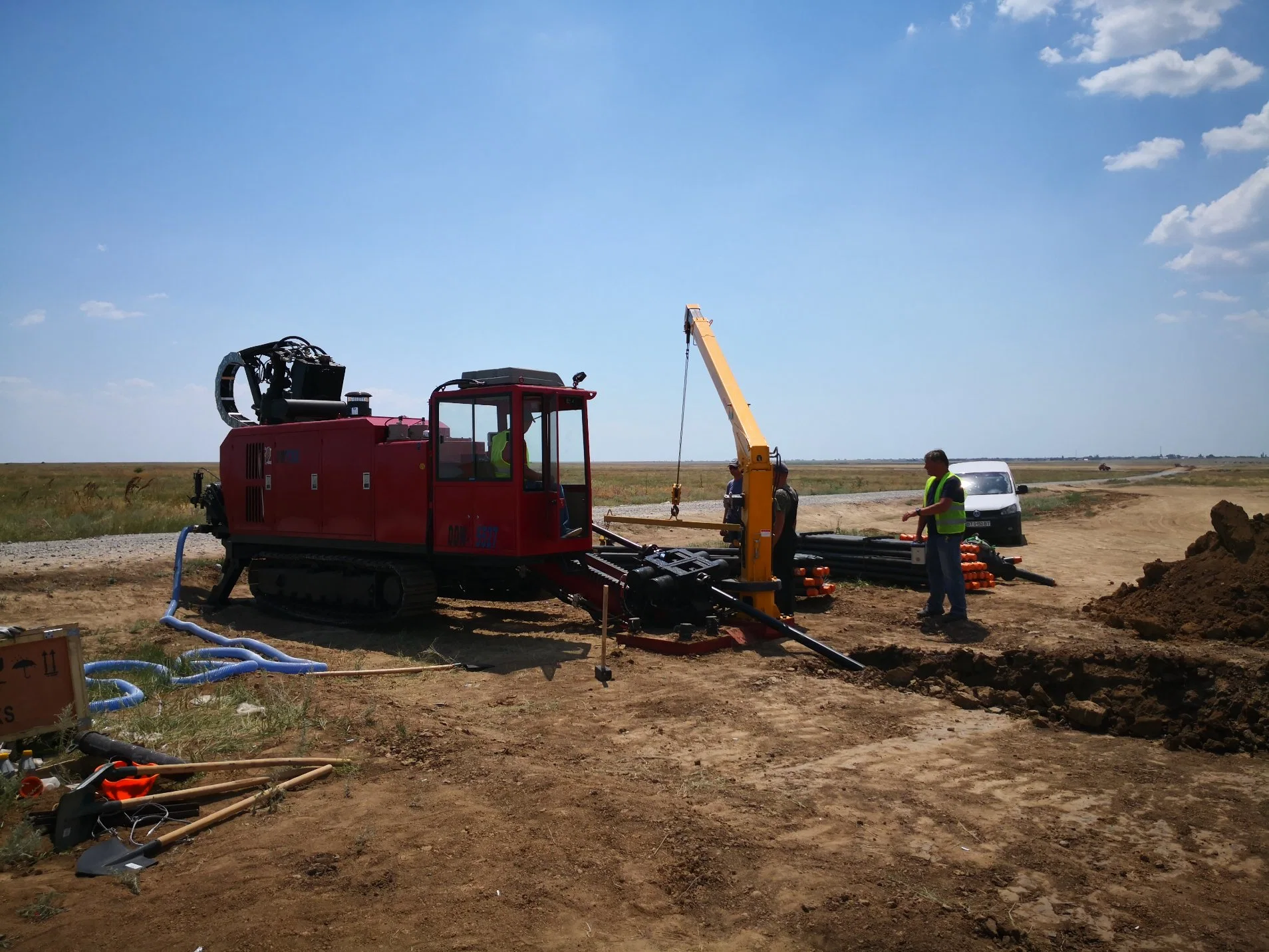 No-Dig Horizontal Directional Drilling Rig Ddw-5527 HDD Machine