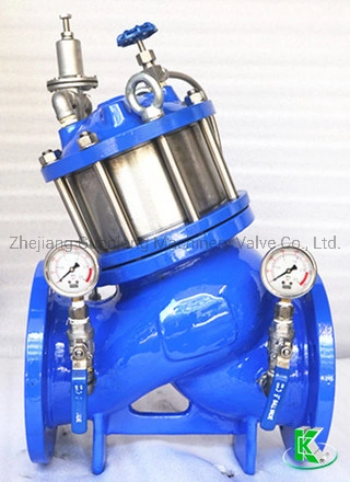 Piston/ Diaphragm Type Y Pattern Globe Double Chamber Adjustable Pressure Reducing Valve (Yx741X)