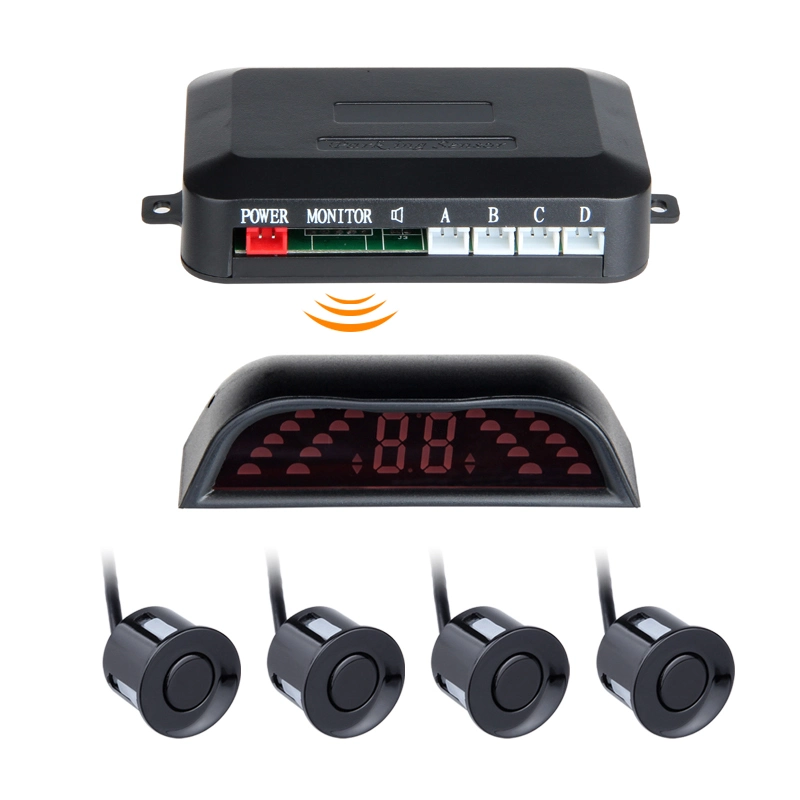 Carro LED Wireless Display Parktronic Sensor de estacionamento ré Radar de assistência