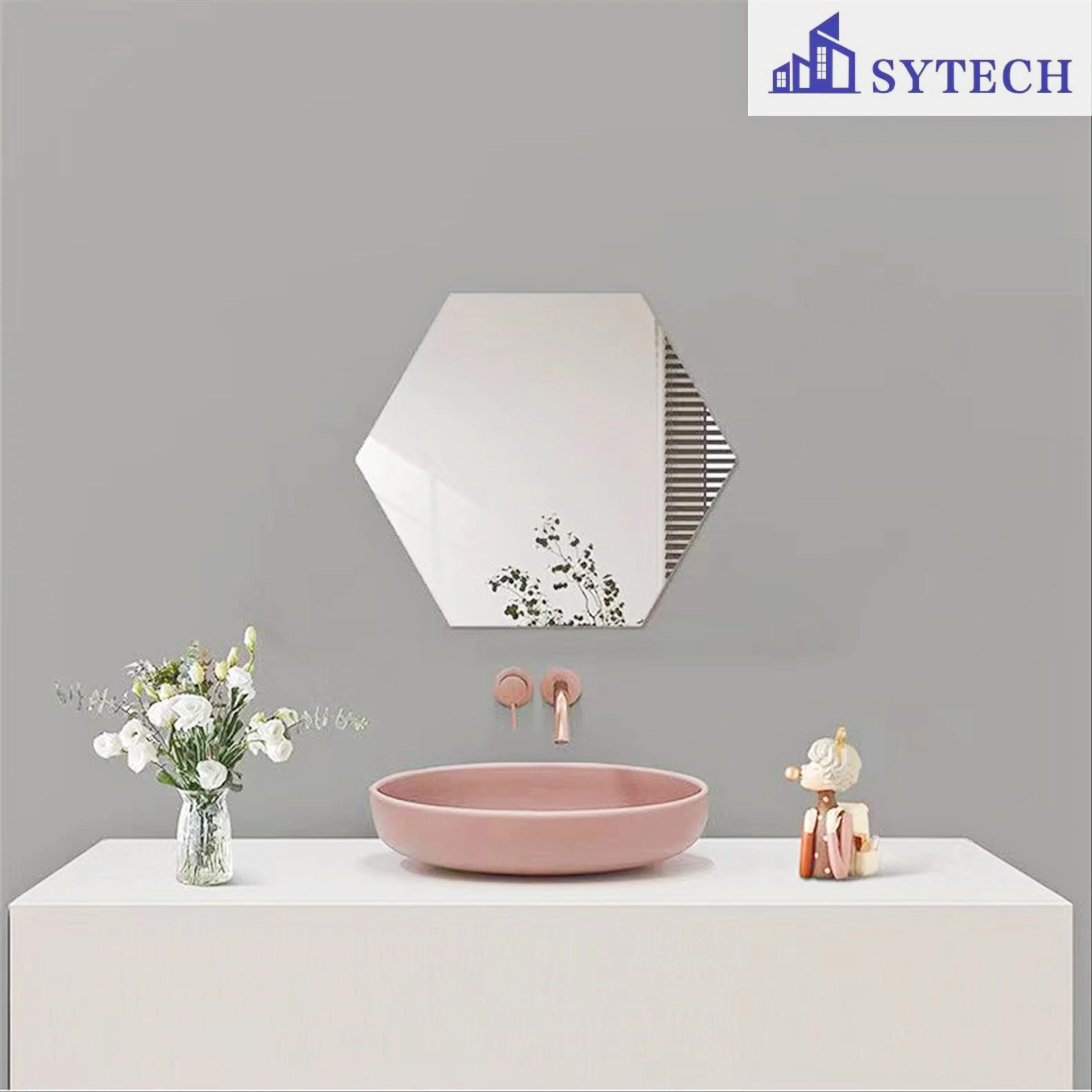 New Fashion Design Frameless Samrt Wholesale/Supplier Home Decoration Oval Round Shape Aluminum Iron Wall LED Mirror/Bathroom Furniture/Float Glass/LED /Tempered Glass