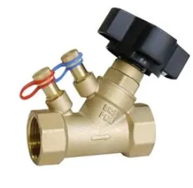 Bwva Thermostatic HVAC Automatic PTFE General Flow Control Manual Water Brass Balancing Valve