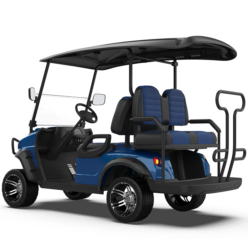 72V batería de litio bastidor de acero de alta potencia ODM independiente personalizado Freno de disco de suspensión 2 asientos eléctricos levantados Golf Carts