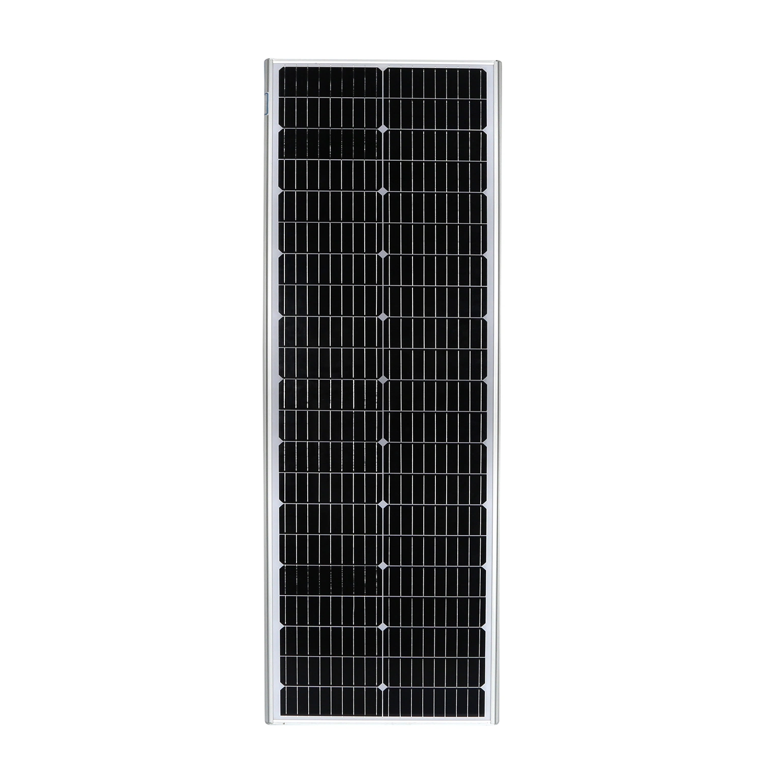 Bewegungssensor Mikrowellen Radar 100W All in One LED Solar Straßenleuchte integrierte Solar-Straßenleuchte mit LiFePO4 Batterie