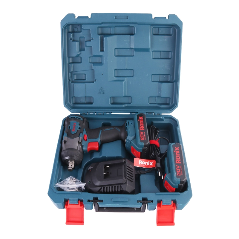 Ronix 8907/8907K Model Electric Mini Impact Wrench Kit 20V Lithium Cordless Brushless Power Tools 350n. M Impact Wrench