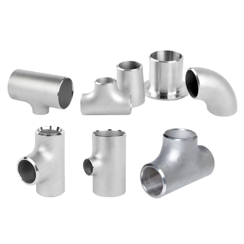 Seamless Stainless Steel Reducer Pipe Fittings Tee ASME/ANSI Butt Welding Fitting Tee