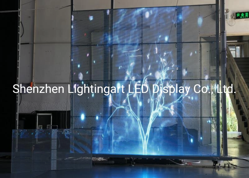 H3.91-V7.81 Glass Panel Transparent LED Display Screen