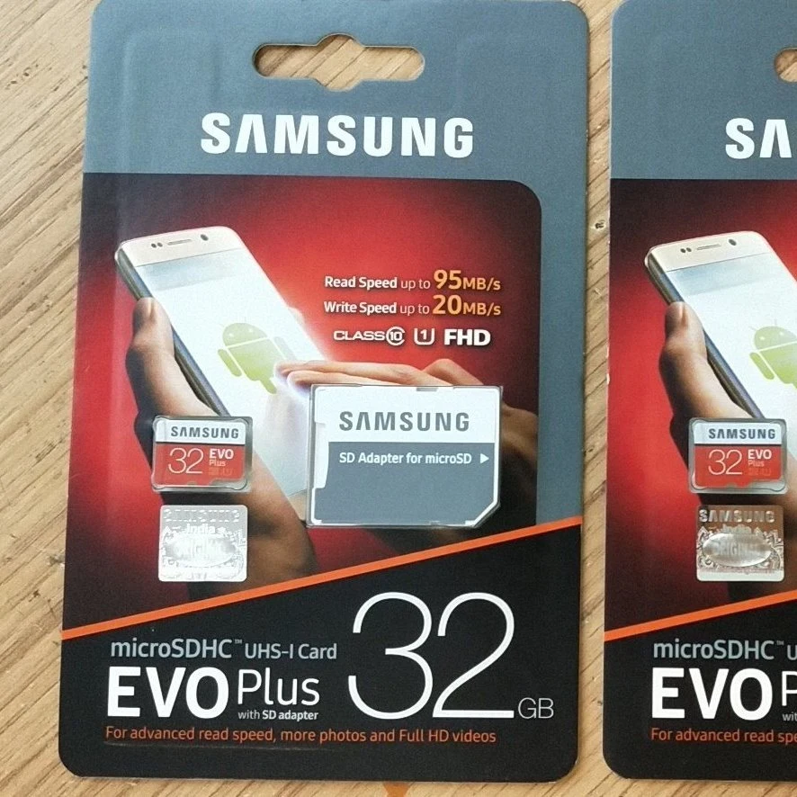 بطاقة ذاكرة أصلية من Samsung Evo Plus U3 سعة 128 جيجابايت وسعة 512 جيجابايت بطاقة Micro TF Flash SD سعة 32 جيجابايت بطاقة SD سعة 64 جيجابايت U1 C10 لكمبيوتر الهاتف