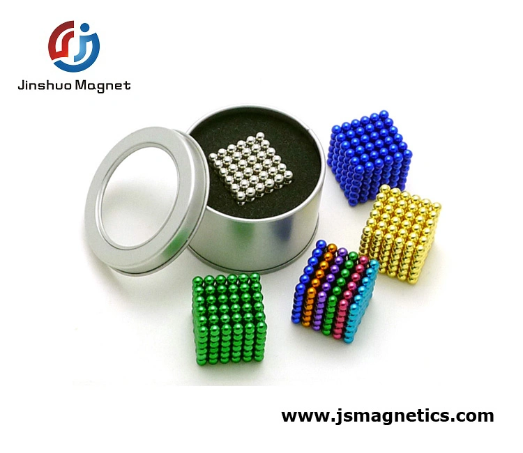 As esferas magnéticas de 5mm 512 peças esferas magnéticas Cube Multi-Color Gadget Fidget Brinquedos Jogos de Mesa Brinquedos do Magneto cordões magnético de Alívio do Estresse brinquedos para adultos (8 Cores)