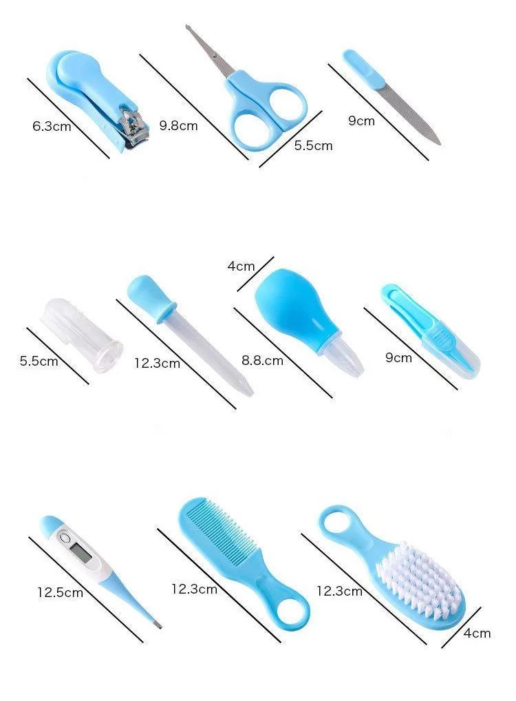 Baby Shower Gift Safety Set Infant Nursery Care10 PCS Healthcare Grooming