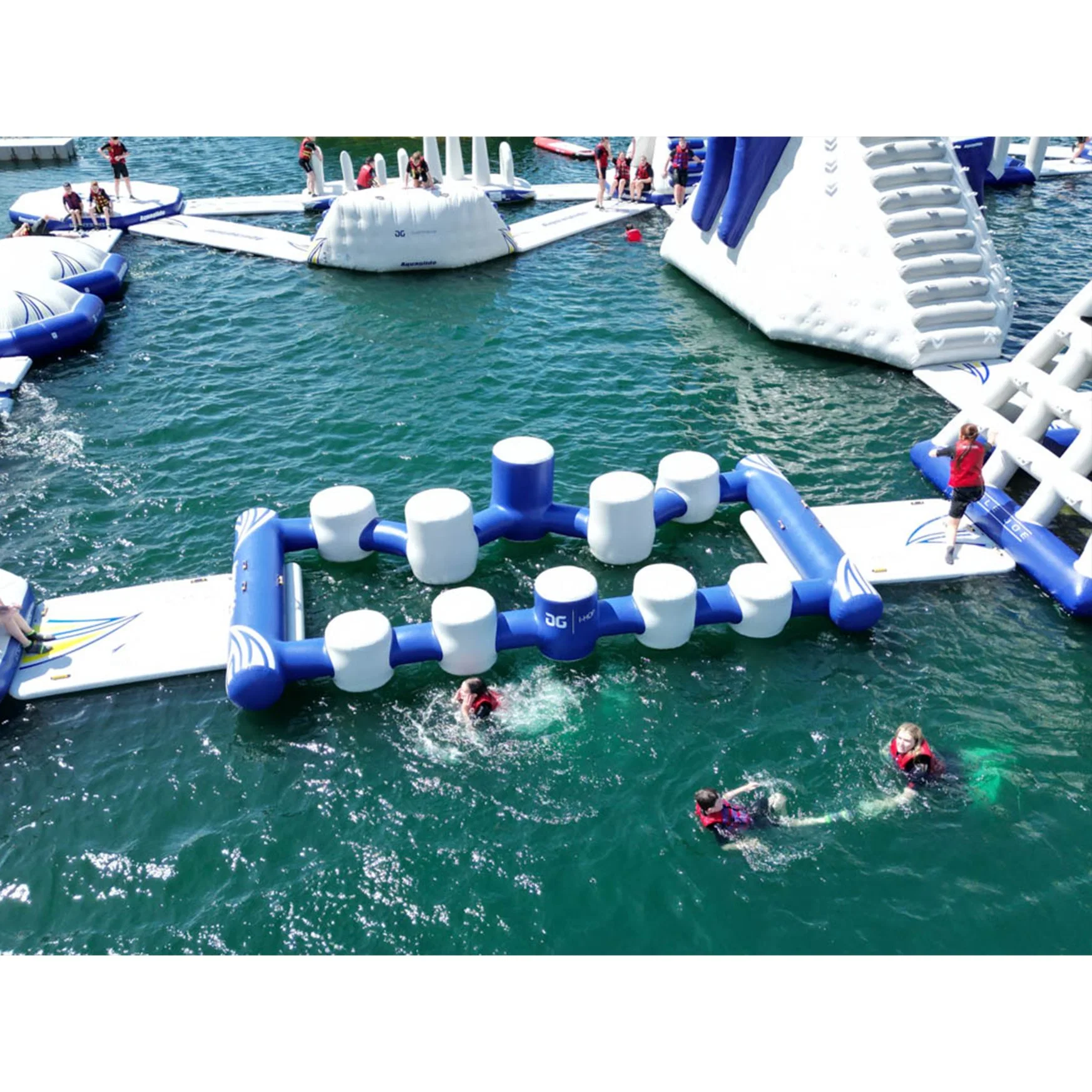 جودة جيدة وسعر للمنكهة المياه مذهل Aquapark Equipment Sea Aqua Park Floating Water Park