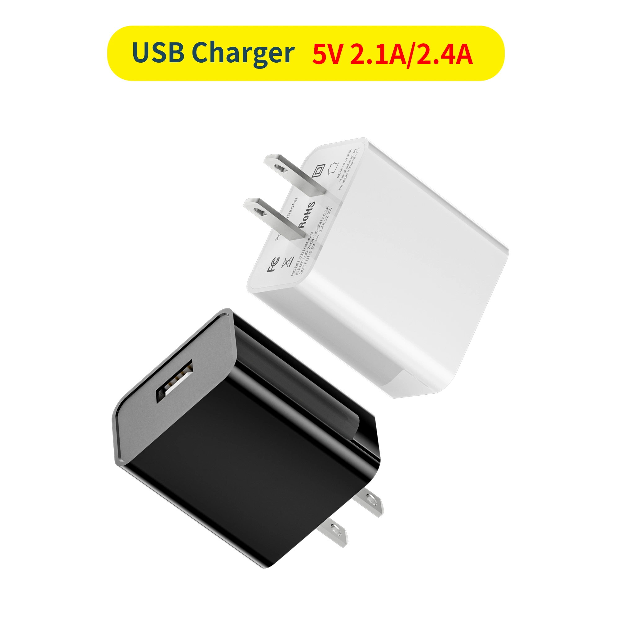 OEM ODM 12W USB a Power Adapter USB Charger Fast Charging Charger for Mobile Phone 12/Phone 12 PRO